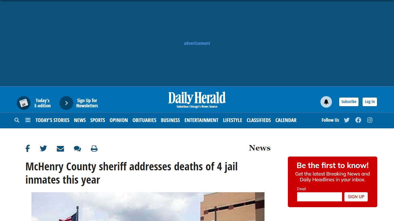 McHenry County sheriff addresses deaths of 4 jail inmates this year